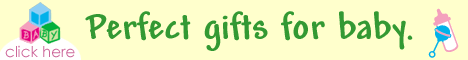 468x60 Banner for a baby gift site